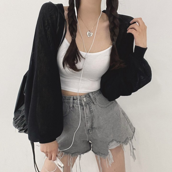 위드후이린 여성용 팔뚝커버 볼레로 가디건 위드후이린 여성용 팔뚝커버 볼레로 가디건