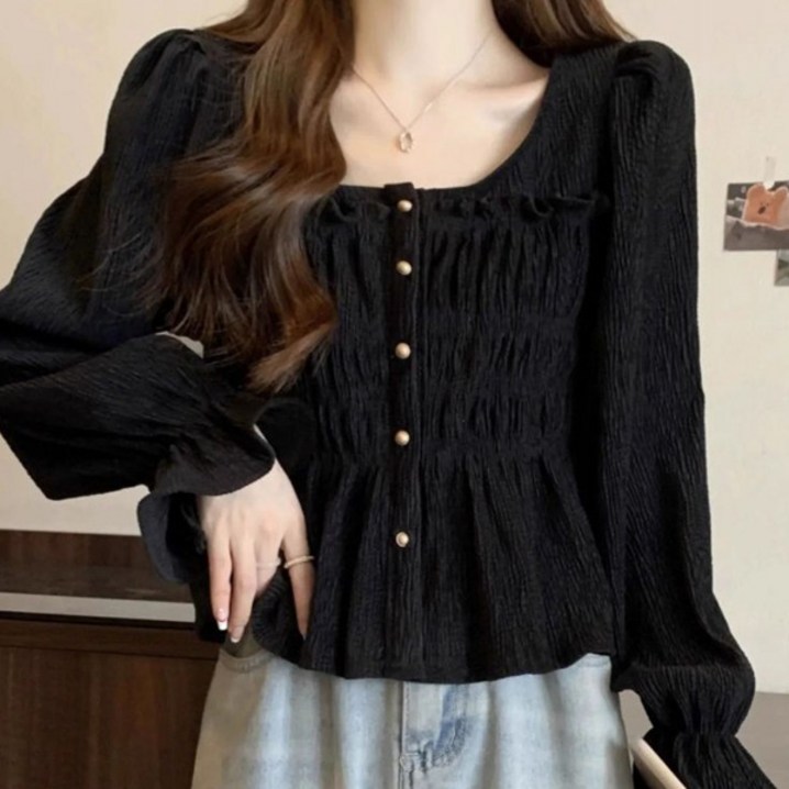 포플러앤씨 여성용 마이테온 스퀘어넥 블라우스 P26SPBL121609