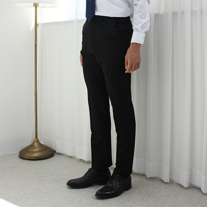 슈트슬랙스 편안한 고스판 남자 히든밴딩 슬랙스 정장바지 어슬랙스