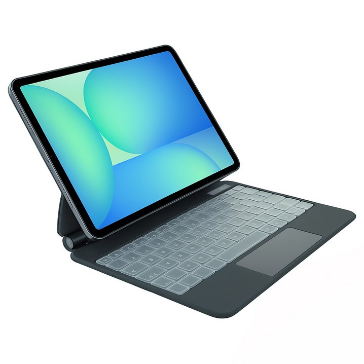 갤럭시탭 S9 FE 10.9 호환 매직 블루투스 키보드 케이스 S9 S8 S7 11인치 공용 한국어, 블랙, 1개