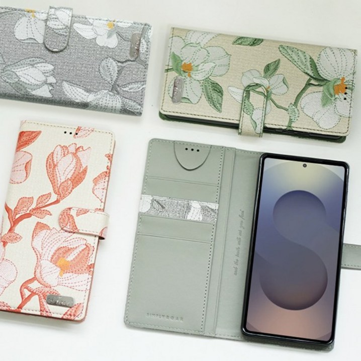 ZN 릴리 다이어리 핸드폰 삼성 갤럭시 케이스