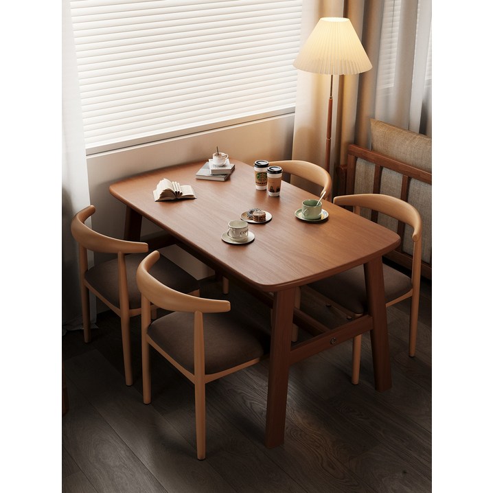 4인용식탁 작은 4인 신혼집 세라믹 타원 카페 식탁세트 식탁