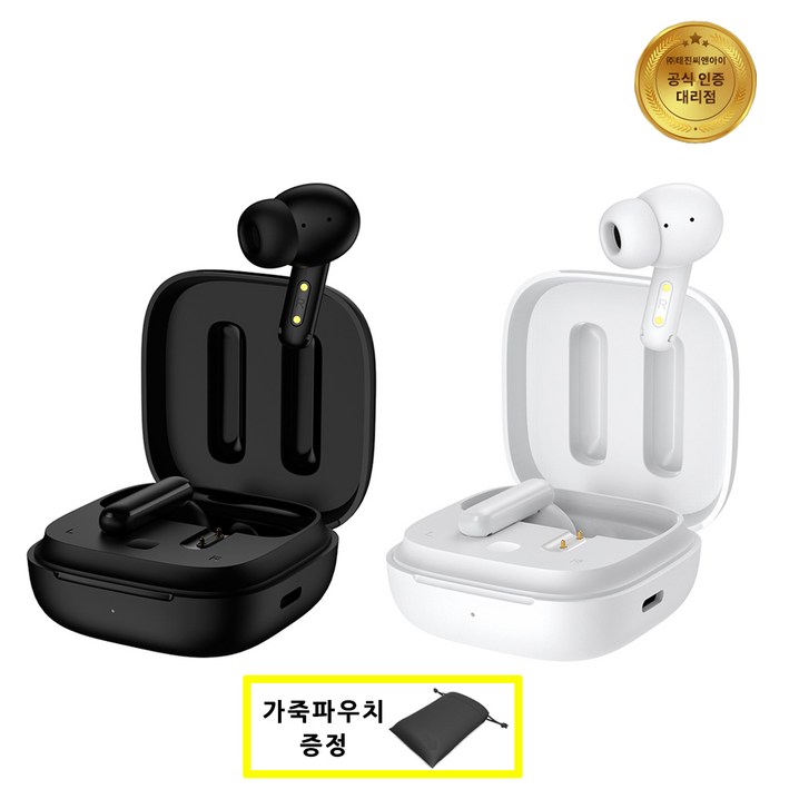 공식정품 QCY ANC블루투스이어폰 QCY T13ANC 가죽파우치증정