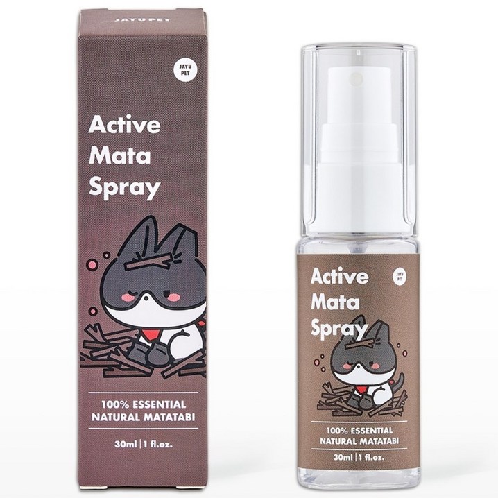 자유펫 액티브 마따 스프레이 고양이 국산 마따따비 캣잎 캣닢 원액 30ml, 1개
