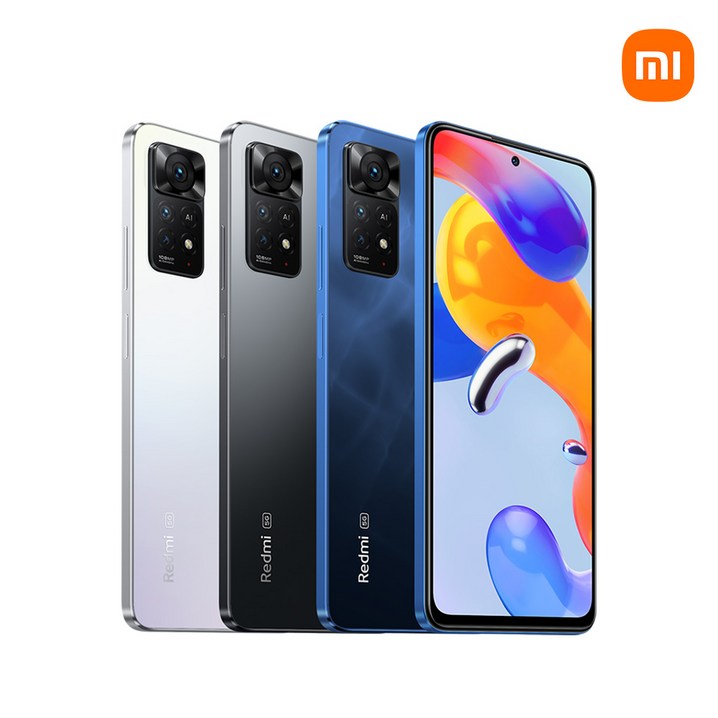 [국내정식판] 샤오미 홍미노트11 프로 5G/LTE 자급제 공기계 자급제 [6RAM+128GB] 사은품증정- 투명케이스