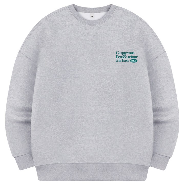 당일출고 베이틴 기모 맨투맨 티셔츠 오버핏 여성 여자 ZAMS0011