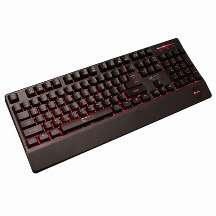 SPK 지클릭커 K3 LED 게이밍 키보드, 단일색상, Clicker K3 LED, 일반형