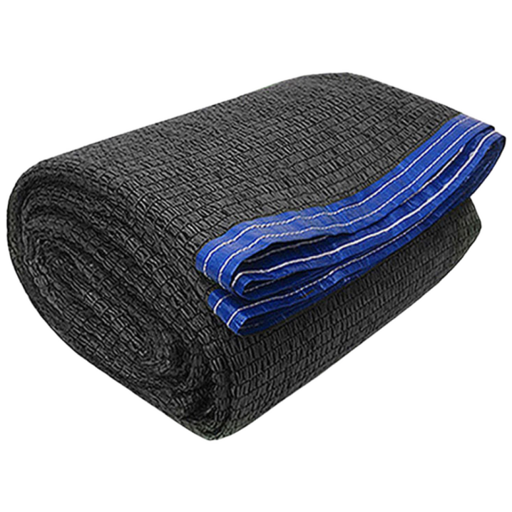 그늘애 차광막 95 흑색 2면 4면 봉재 UV 그늘막 차광망 차양막 햇빛차단 햇빛가리개 옥상 세차장, 95 4mx6m4면봉재로프10m