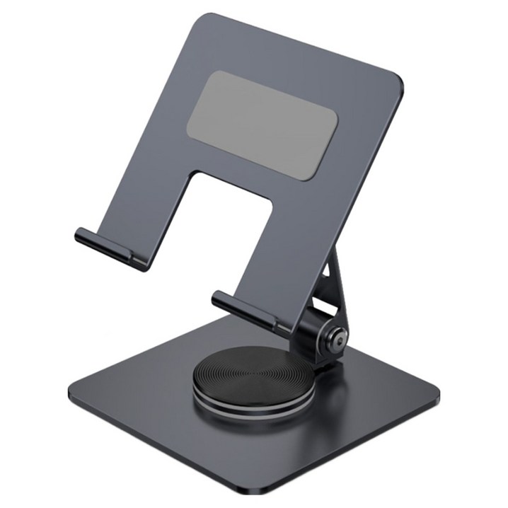 코지스 회전형 스탠드 접이식 태블릿 거치대, 그레이, 1개