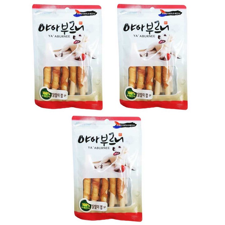 야아부르니 국내산 강아지 수제간식