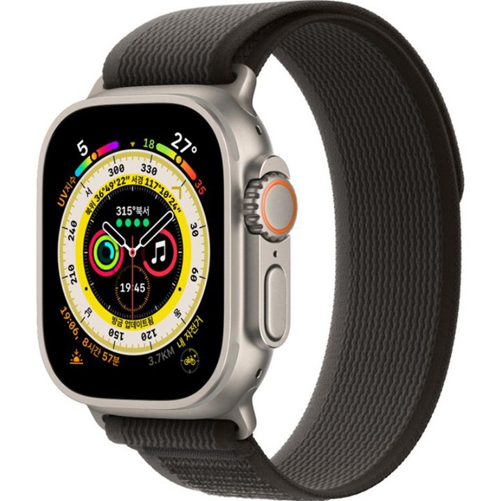 Apple 애플워치 Ultra 트레일 루프 49mm GPSCellular 티타늄 케이스