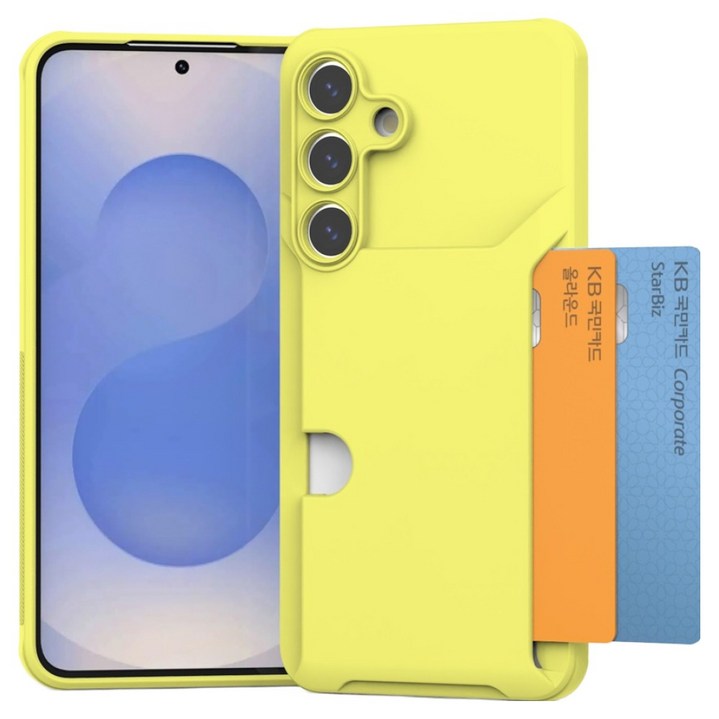 에센스웨어 비브란트 컬러 슬라이드 카드수납 휴대폰 케이스