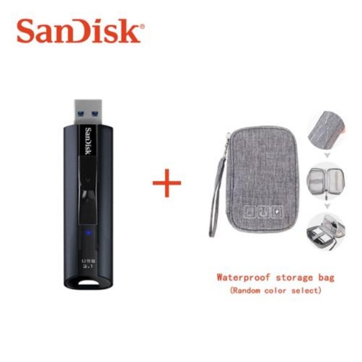 샌디스크 이동식디스크 SanDisk 익스트림 프로 USB 31 솔리드 스테이트 128 기가 바이트 256 고속 512 메가바이트초 CZ880 메모리 플래시 드라이브 펜