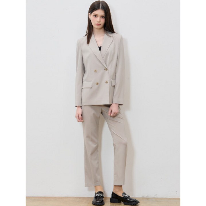 리스트 2SET 리스트(LIST)  클래식 더블 재킷+스트레이트 팬츠 2종세트 (택가격:416000원)