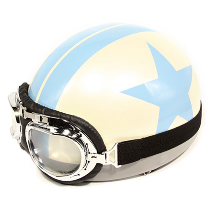 한미 빈티지 킥보드 오토바이 반모 헬멧