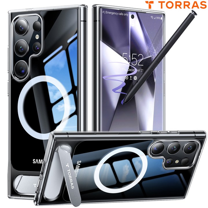 토라스 18N 초강력 마그네틱 맥세이프 간편 스탠드 휴대폰 케이스 Pstand