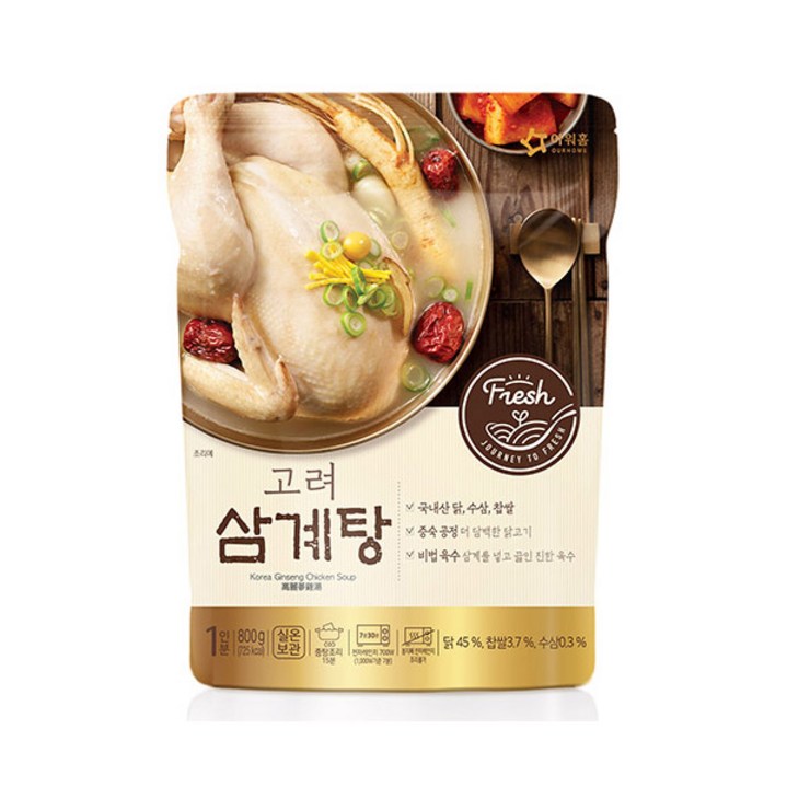 아워홈 고려삼계탕, 800g, 8개