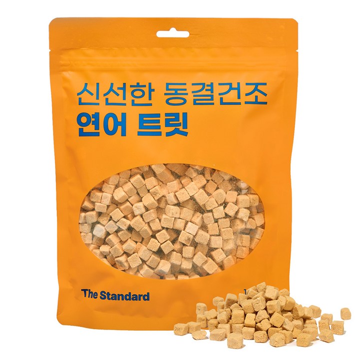더스탠다드 신선한 반려동물 동결건조 간식 큐브 트릿