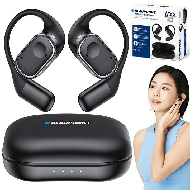 블라우풍트 AAC ENC 노이즈 캔슬링 오픈 귀걸이형 HIFI 5.4 블루투스 이어폰