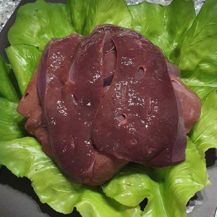 한결컴퍼니 생 소간 1kg 냉동 한우간 소생간 수제간식재료