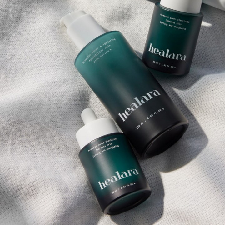 힐아라 코어 리프트 퍼밍 앰플 브라이트닝 플루이드 2종 세트, 30ml120ml 안티에이징 케어, 1개