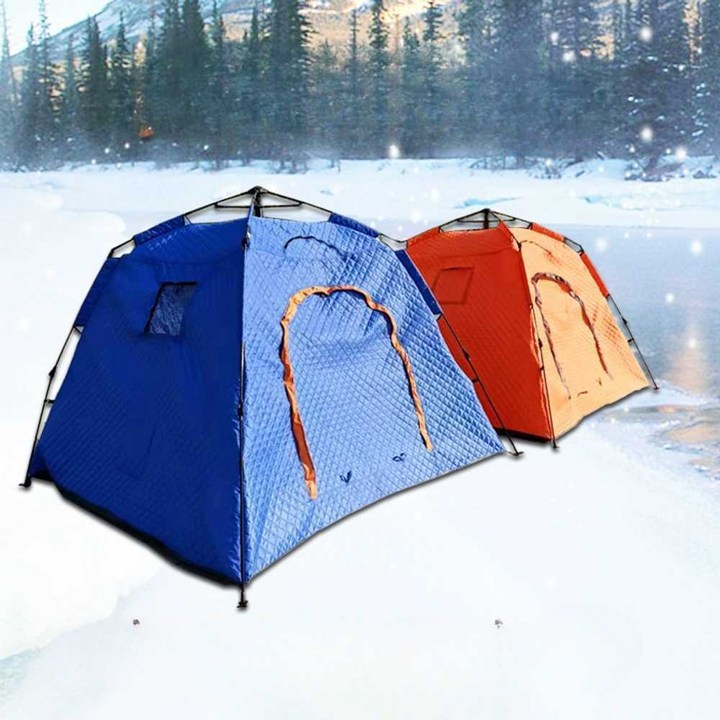 빙어 텐트 얼음 낚시 캠핑 한파 보온 면 방한 쉘터 아이스 매트