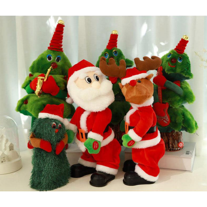 누누마켓 크리스마스 댄싱트리 트월킹 산타, 1개, 3.춤추는 트리인형기본