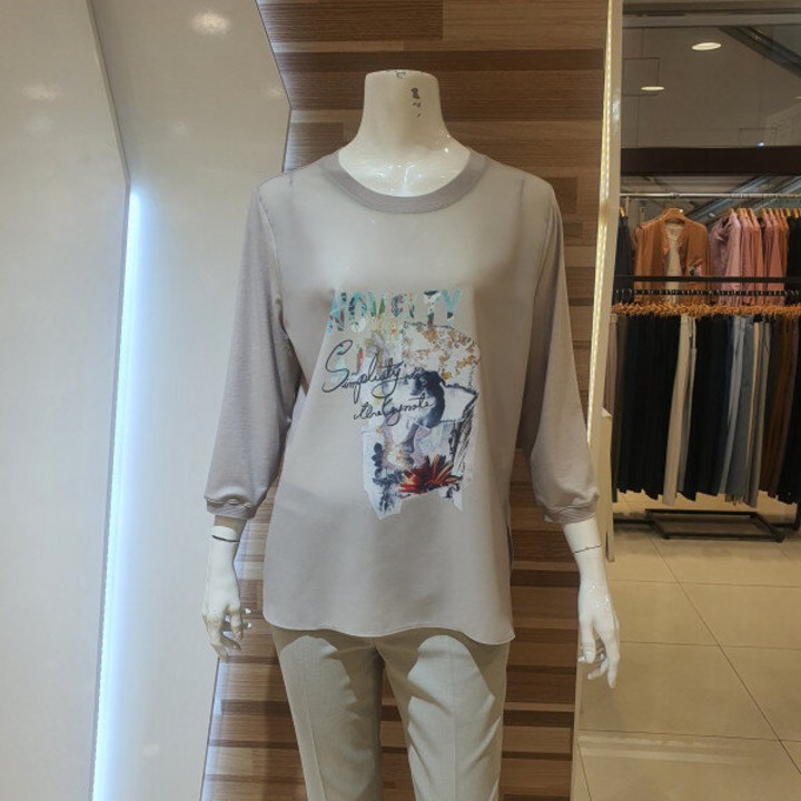 엠씨 라운드티셔츠C23T005BP