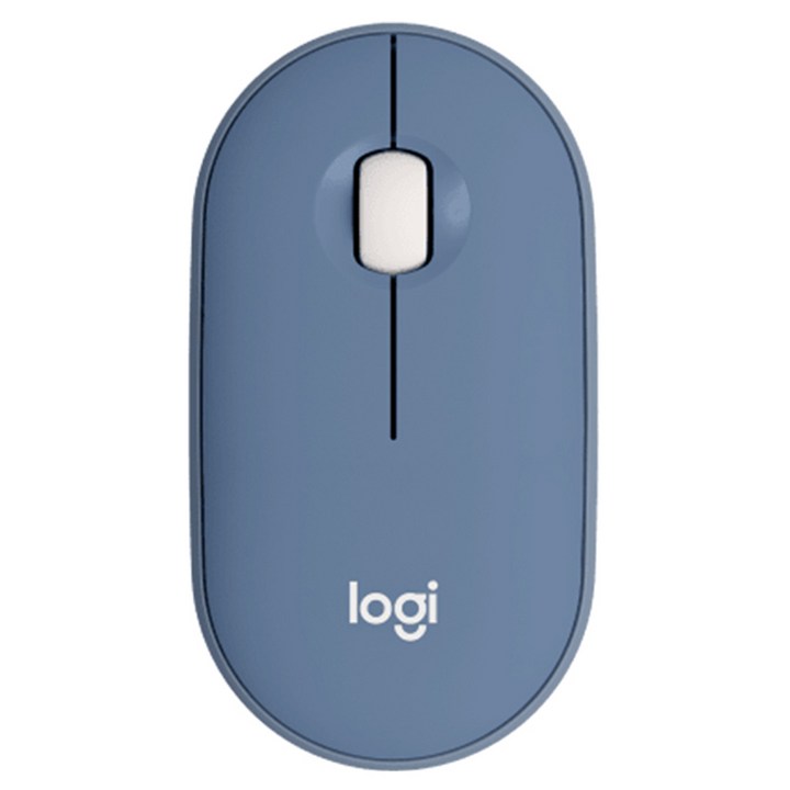 로지텍 페블 M350 무선 마우스, 라벤더블루, 단일상품