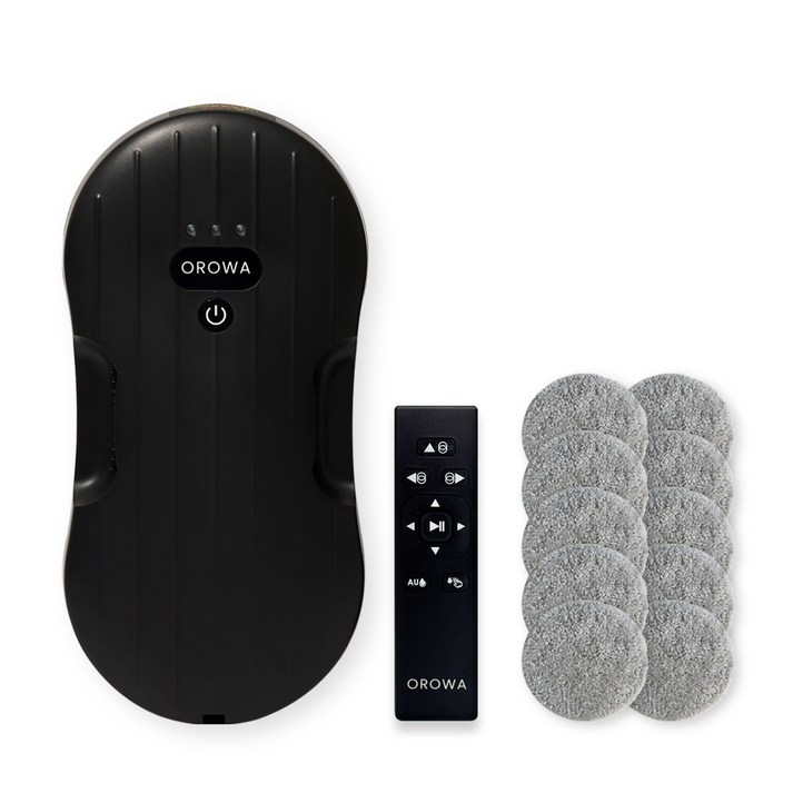 오로와 4세대 창문 로봇청소기 OWWCR245, 매트블랙, OWWCR245