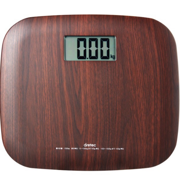 드레텍 나무스타일 체중계, BS-171DW, 혼합 색상, 1개