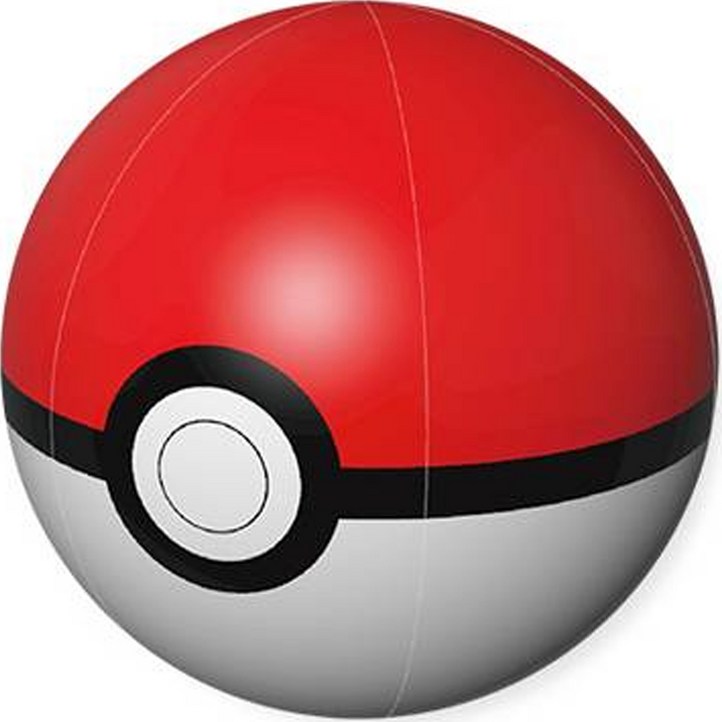 위니코니 아동용 포켓몬스터 비치볼 PMH23B40, 400mm, 랜덤 발송, 1개