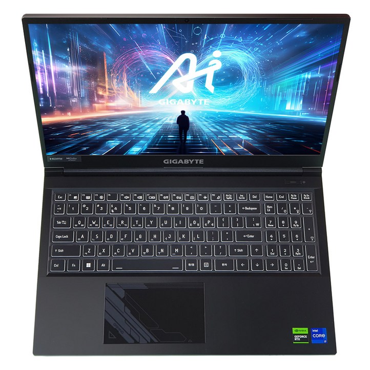 기가바이트 2024 G5 KF5H3KR 15.6 코어i7 인텔 13세대 지포스 RTX 4060, 블랙, 1TB, 16GB, Free DOS, GIGABYTE G5 KF5H3KR