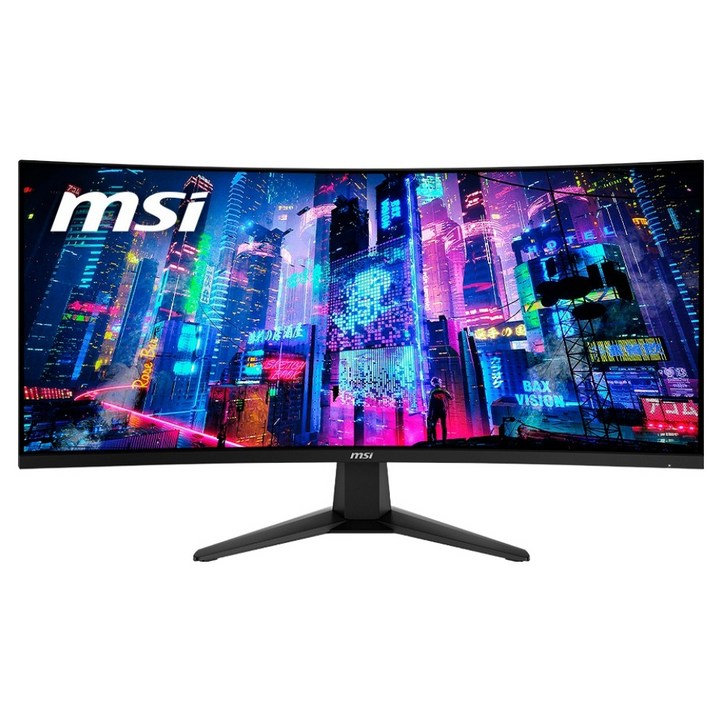 MSI UWQHD MAG 346CQ700 게이밍 180 Ai Vision 무결점 모니터