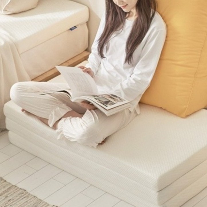 닥터바로 바디플러스 3단 접이식 토퍼 매트리스