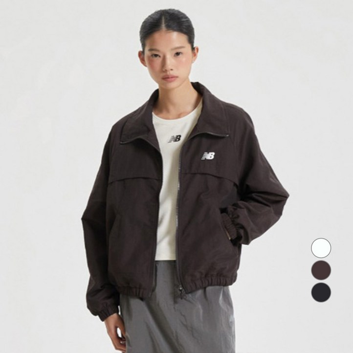뉴발란스 여성용 더블유 헤리티지 웜업 자켓 NBNAF3W012