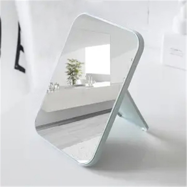 무다스 파스텔 라운드 엣지 렉탱글 휴대용 접이식 탁상 거울 일반형