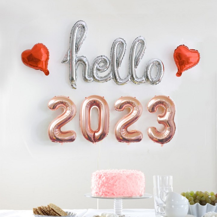 헬로 2023 장식세트