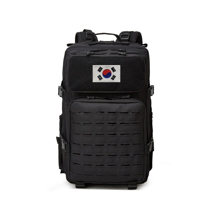 GP신형 전술가방 45L 대용량백팩 밀리터리 군인 군용 군대 전술 공군 로카가방 등산가방, 블랙 GP신형 전술가방 45L 대용량백팩 밀리터리 군인 군용 군대 전술 공군 로카가방 등산가방, 블랙