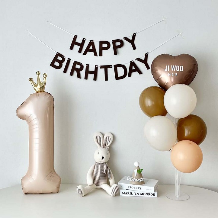 연지마켓 두돌 생일 파티 용품 세트 세 돌 풍선 생일상 레터링포함 연지마켓 두돌 생일 파티 용품 세트 세 돌 풍선 생일상 레터링포함