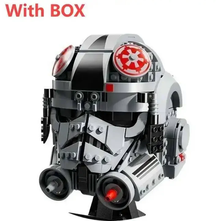 우주 전투기 파일럿 헬멧 빌딩 블록 책상 장식 Bobas Leias Jangos Kylos Fetts Rens 벽돌 선물 파티 호의, 25 A With BOX