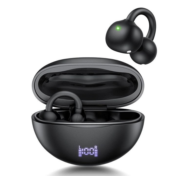 YINTEE 블루투스 이어폰  오픈형 클립형 무선  불루투스 이어폰 c타입