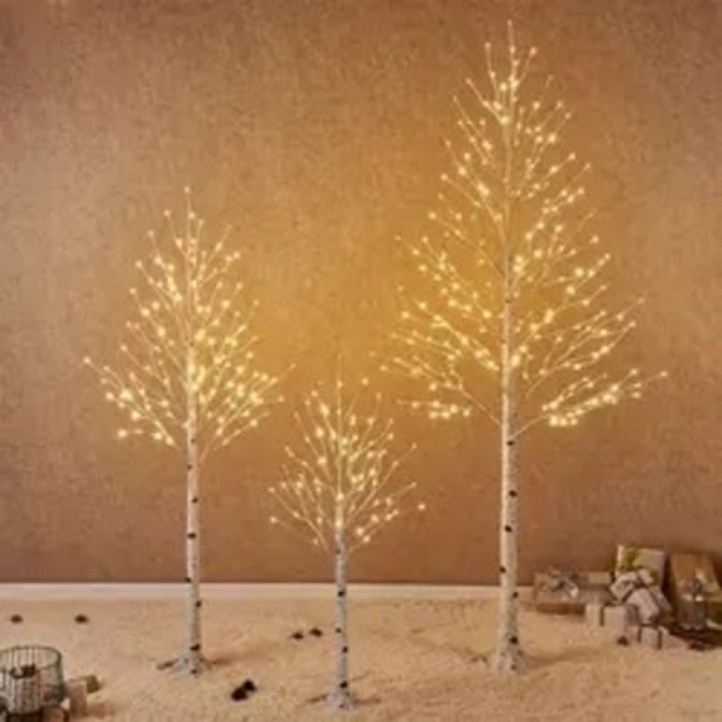 180트리 자작나무 LED 크리스마스트리 2종 150cm,180cm 구성