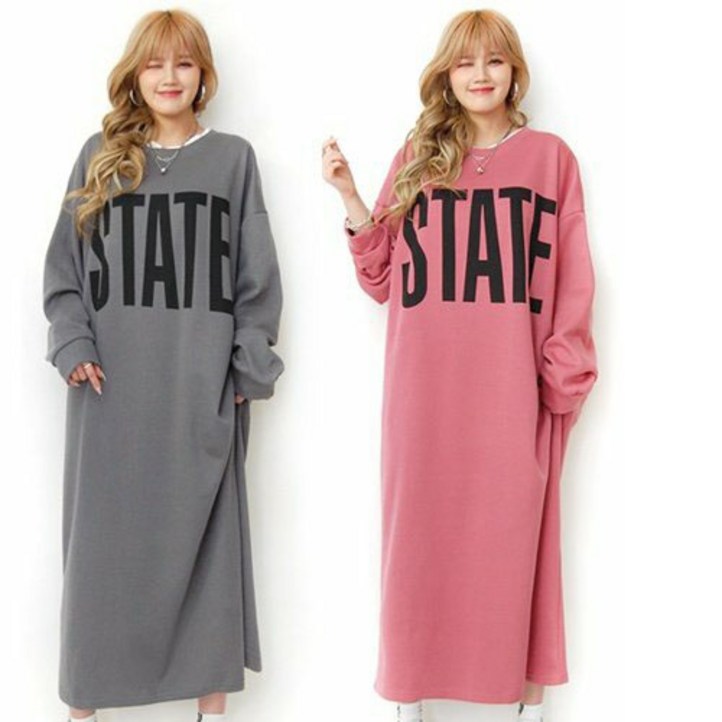 현이네 STATE 롱 원피스 4 컬러 4 XL 55 99 까지 빅사이즈 기모 포함 판매 현이네 STATE 롱 원피스 4 컬러 4 XL 55 99 까지 빅사이즈 기모 포함 판매