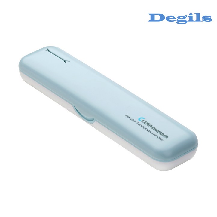 크린챔버 국내제조 uv led (충전식+건전지) 휴대용 칫솔살균기 1인용 DK-800, 블루