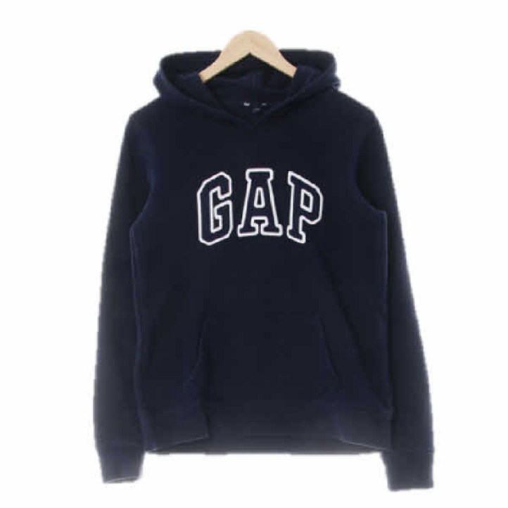 5765 gap 네이비 면혼방 패치빅로고스웨트후디 M