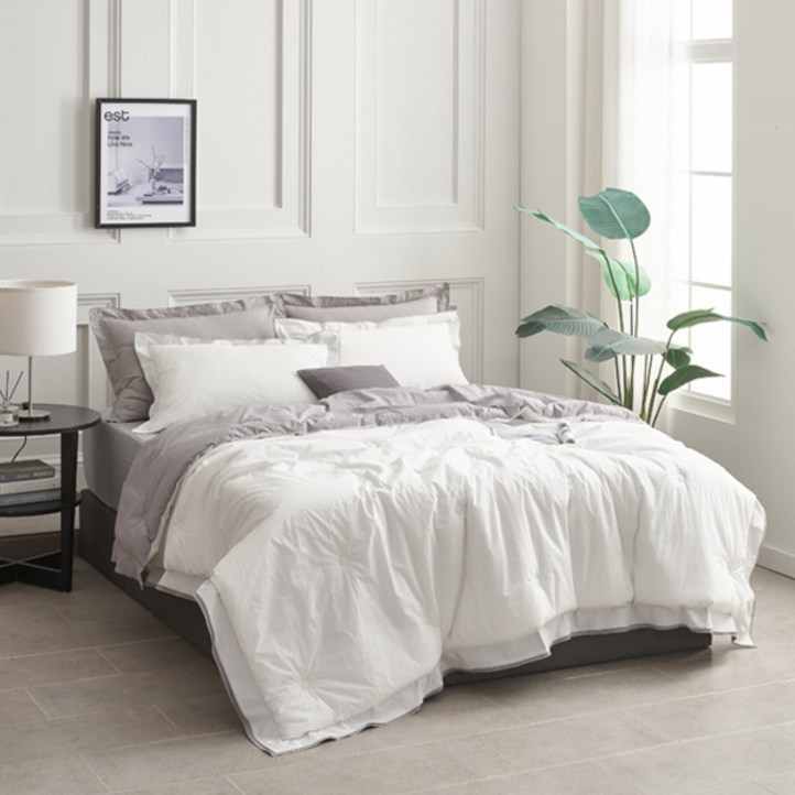 나이스필 안단테 워싱 고밀도면 차렵이불Qnull