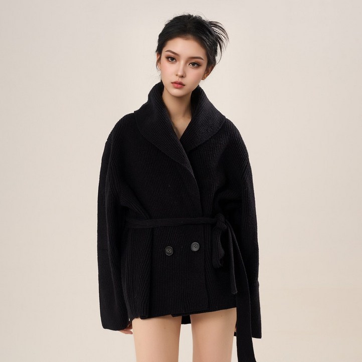 죠니제리 아크릴 여성 니트 가디건 가을 겨울 루즈핏 캐주얼 아우터