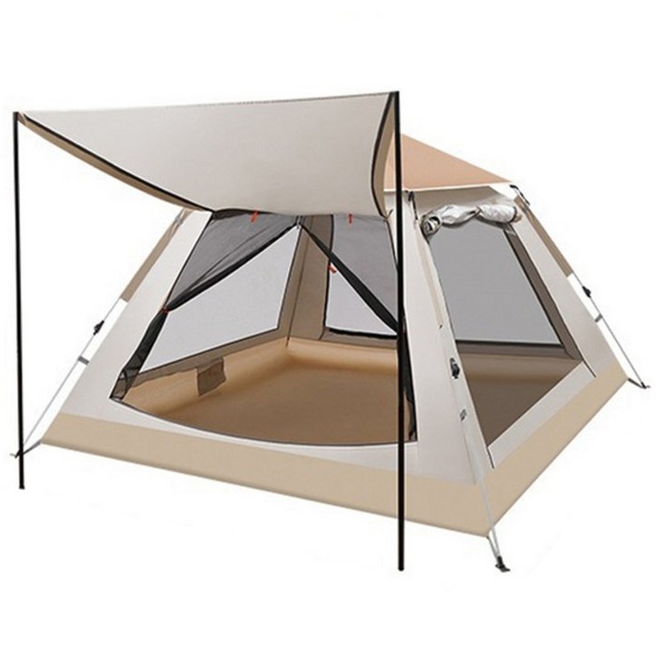 캠핑용 야외 사각원터치텐트 방수 자동 텐트 캐노피 전체개방 접이식텐트12인용 34인용 35인용