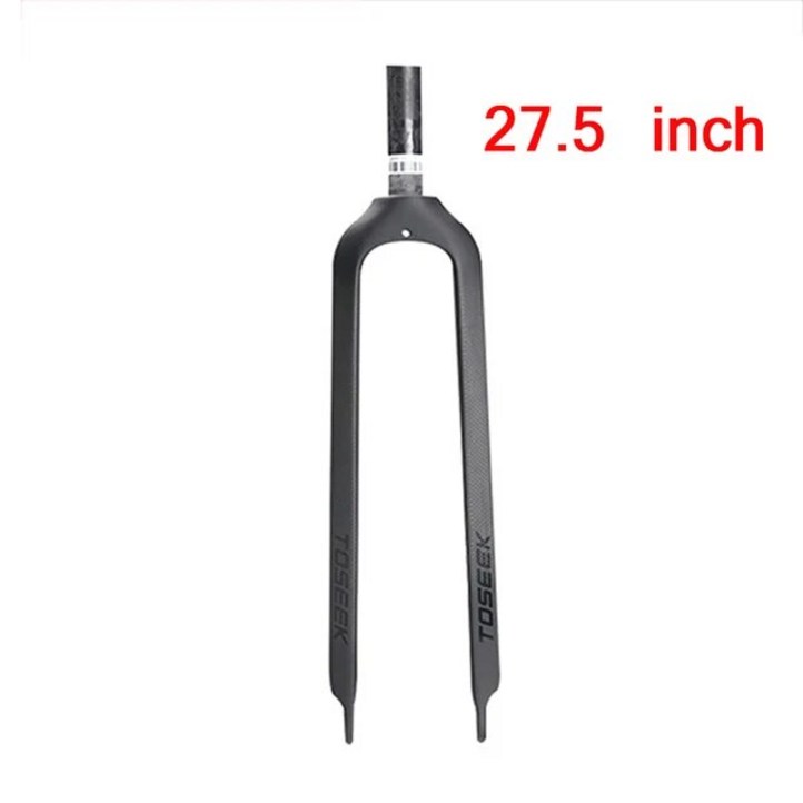 TOSEEK 3K 탄소 섬유 MTB 산악 자전거 포크 스트레이트 디스크 브레이크 초경량 28.6mm 118 인치 2627.529